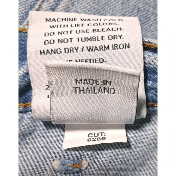 Boyish by HER Women's Kirby Straight Leg Denim Jeans Size 24 Where The Boys Are - Picture 11 of 12